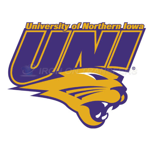 Northern Iowa Panthers Logo T-shirts Iron On Transfers N5677 - Click Image to Close
